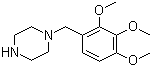 structure of CAS# 5011-34-7, Trimetazidine