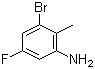 structure of CAS# 502496-36-8, 3-Bromo-5-fluoro-2-methylaniline