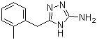 structure of CAS# 502685-45-2, 5-(2-Methylbenzyl)-4H-1,2,4-triazol-3-amine