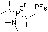 structure of CAS# 50296-37-2, 溴代三(二甲基氨基)磷鎓六氟磷酸盐