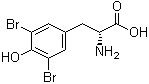 structure of CAS# 50299-42-8, 3,5-Dibromo-D-tyrosine