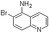 structure of CAS# 50358-39-9, 5-Amino-6-bromoquinoline