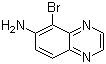 structure of CAS# 50358-63-9, 5-Bromoquinoxalin-6-amine