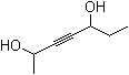 CAS 登录号：50407-30-2, 3-庚炔-2,5-二醇