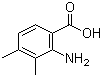 structure of CAS# 50419-58-4, 2-Amino-3,4-dimethylbenzoic acid