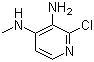 structure of CAS# 50432-67-2, 2-Chloro-N4-methylpyridine-3,4-diamine