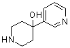 structure of CAS# 50461-59-1, 4-(吡啶-3-基)哌啶-4-醇