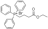 structure of CAS# 50479-11-3, [3-(Ethoxycarbonyl)propyl]triphenylphosphonium bromide
