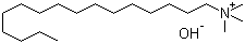 structure of CAS# 505-86-2, 十六烷基三甲基氢氧化铵