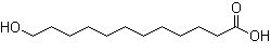 structure of CAS# 505-95-3, 12-Hydroxylauric acid