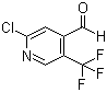 structure of CAS# 505084-57-1, 2-氯-5-(三氟甲基)吡啶-4-甲醛