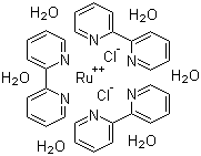 structure of CAS# 50525-27-4, Tris(2,2'-bipyridyl)dichlororuthenium(II) hexahydrate