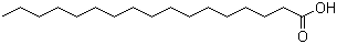 structure of CAS# 506-12-7, Heptadecanoic acid