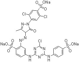 structure of CAS# 50662-99-2, Reactive Yellow 2