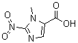 structure of CAS# 50700-55-5, 1-Methyl-2-nitro-1H-imidazole-5-carboxylic acid