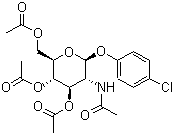 CAS 登录号：50729-97-0, 4-氯苯基 2-(乙酰氨基)-2-脱氧-beta-D-吡喃葡萄糖苷 3,4,6-三乙酸酯