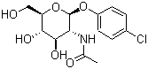 CAS 登录号：50730-05-7, 4-氯苯基 2-(乙酰氨基)-2-脱氧-beta-D-吡喃葡萄糖苷
