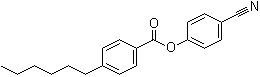 structure of CAS# 50793-85-6, 4'-氰基苯基 4-己基苯甲酸酯