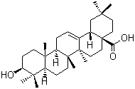 structure of CAS# 508-02-1, Oleanic acid