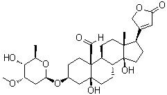 structure of CAS# 508-77-0, Cymarin
