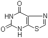structure of CAS# 5082-82-6, 噻唑并[5,4-d]嘧啶-5,7(4H,6H)-二酮