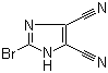 structure of CAS# 50847-09-1, 2-Bromo-4,5-dicyanoimidazole