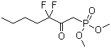structure of CAS# 50889-46-8, (2-氧代-3,3-二氟庚基)膦酸二甲酯