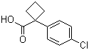 structure of CAS# 50921-39-6, 1-(4-氯苯基)-1-环丁羧酸