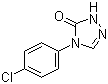 structure of CAS# 5097-86-9, 4-(4-氯苯基)-1H-1,2,4-三唑-5(4H)-酮