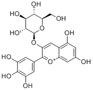 CAS 登录号：50986-17-9, 花翠素3-葡糖苷