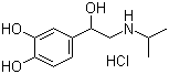 structure of CAS# 51-30-9, Isoprenaline hydrochloride