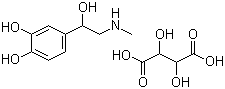 CAS 登录号：51-42-3, 酒石酸肾上腺素, L-3,4-二羟基-alpha-((甲氨基)甲基)苄醇 D-酒石酸氢盐