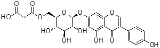 structure of CAS# 51011-05-3, Malonylgenistin