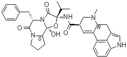 CAS # 511-07-9, Isoergocristine, (5'alpha,8alpha)-12'-Hydroxy-2'-(1-methylethyl)-5'-(phenylmethyl)ergotaman-3',6',18-trione