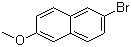 structure of CAS# 5111-65-9, 2-Bromo-6-methoxynaphthalene