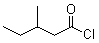 structure of CAS# 51116-72-4, 3-Methylvaleryl chloride