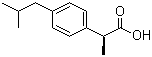 CAS # 51146-56-6, (S)-(+)-Ibuprofen, (2S)-2-[4-(2-Methylpropyl)phenyl]propionic acid, (S)-(+)-4-Isobutyl-alpha-methylphenylacetic acid, (S)-(+)-2-(4-Isobutylphenyl)propionic acid