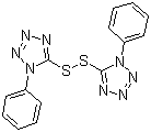 structure of CAS# 5117-07-7, 5,5-二硫-1,1-双苯基四氮唑