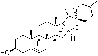 structure of CAS# 512-04-9, Diosgenin