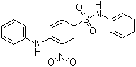 CAS # 5124-25-4, Disperse Yellow 42, Disperse Yellow M-FL, 4-Anilino-3-nitro-N-phenylbenzenesulphonamide