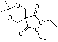 structure of CAS# 51335-75-2, 2,2-Dimethyl-[1,3]dioxane-5,5-dicarboxylic acid diethyl ester