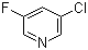 structure of CAS# 514797-99-0, 3-Chloro-5-fluoropyridine