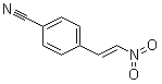 structure of CAS# 5153-73-1, 4-[(E)-2-Nitroethenyl)benzonitrile