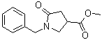 structure of CAS# 51535-00-3, 1-苄基-5-氧代吡咯烷-3-羧酸甲酯