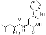 structure of CAS# 5156-22-9, L-Leucyl-L-tryptophan