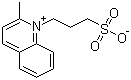 structure of CAS# 51583-69-8, 3-(2-Methylquinolin-1-ium-1-yl)propane-1-sulfonate