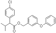 CAS 登录号：51630-33-2, 4-氯-alpha-异丙基苯乙酸 (3-苯氧基苯基)甲基酯