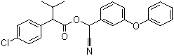 structure of CAS# 51630-58-1, Fenvalerate
