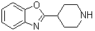 structure of CAS# 51784-03-3, 2-(4-哌啶基)-1,3-苯并恶唑