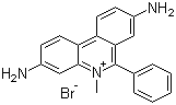 structure of CAS# 518-67-2, Dimidium bromide